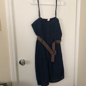 Rustic blue dress